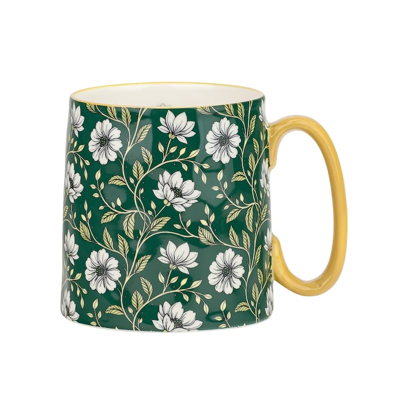 10 Strawberry Street Bella Flora Mugs, Set of 4