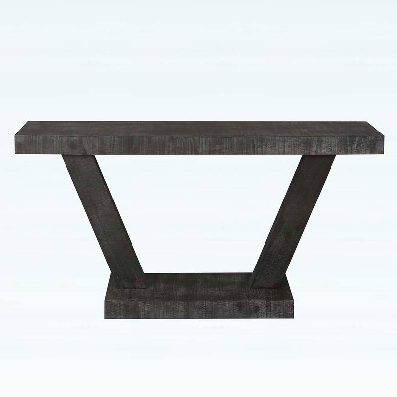 Vintage Distressed Wood Entryway Console Table