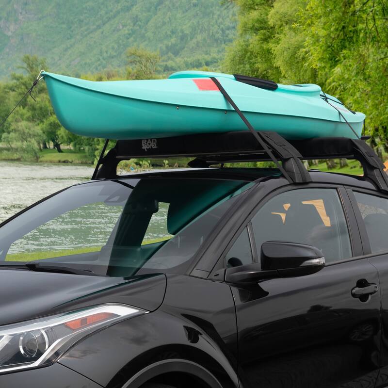 Kayak Roof Rack Universal Quick Loop Straps and Protective Pads