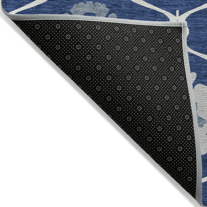 HomeRoots Medallion Transitional Rectangle Outdoor Rug