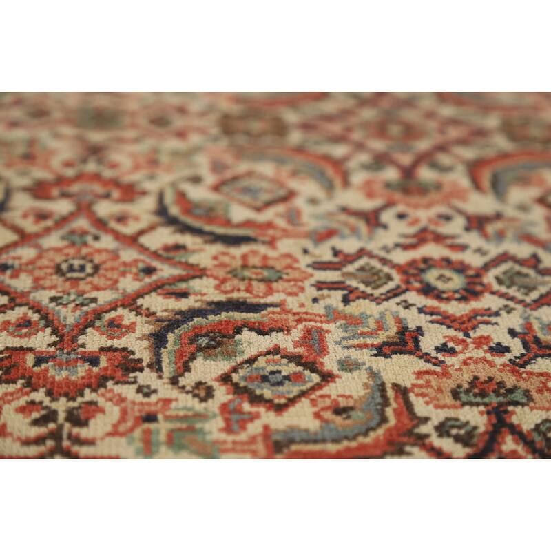 Vegetable Dye Tabriz Persian Area Rug Handmade Wool Carpet - 8'11"x 13'4"