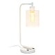 preview thumbnail 18 of 35, Lalia Home Modern Iron Desk Lamp with USB Port and Glass Shade - N/A