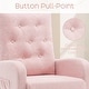 preview thumbnail 46 of 45, HOMYKA Swivel Rocking Upholstered Armchair Nursery Glider Linen Accent Chairs