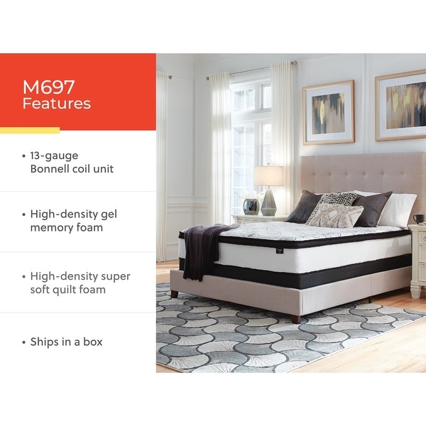 Signature Design by Ashley Chime 12-inch Hybrid Mattress in a Box