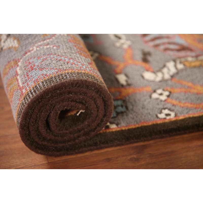 Animal Pictorial Ziegler Accent Rug Handmade Wool Carpet - 2'6"x 5'10"