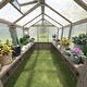 preview thumbnail 25 of 39, VEIKOUS Wooden Greenhouse Shelves, Heavy-Duty Storage Shelving for Wooden Greenhouses, 5 Available Sizes