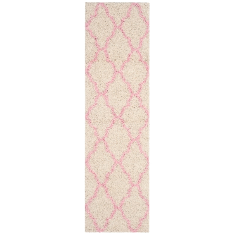 SAFAVIEH Dallas Shag Darina Trellis 1.5-inch Thick Rug