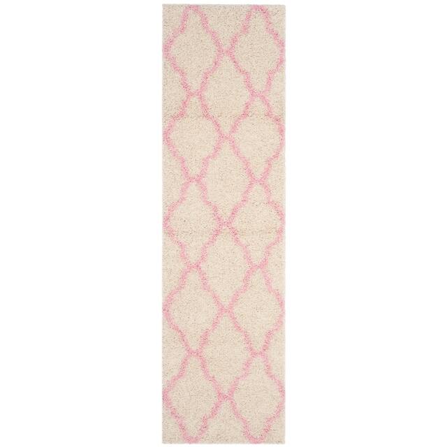 SAFAVIEH Dallas Shag Giusy Trellis 1.5-inch Thick Rug
