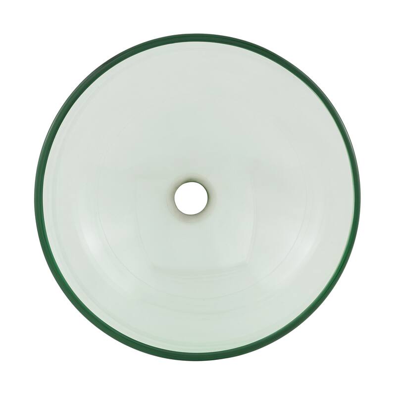 Cascade 16.5 Glass Vessel Sink with Faucet