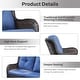 preview thumbnail 29 of 58, Gymojoy Outdoor High-back Wicker Loveseat Sofa For Home Garden