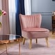 preview thumbnail 30 of 37, Costway Armless Accent Chair Modern Velvet Leisure Chair Single
