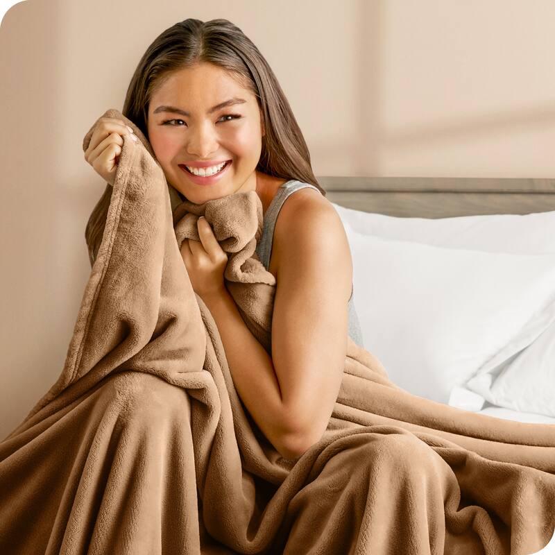 Bare Home Microplush Fleece Blanket - Ultra-Soft - Cozy Fuzzy Warm