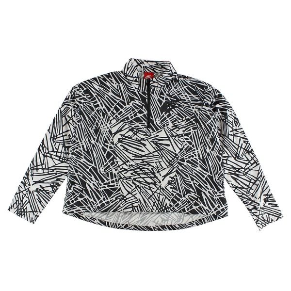 nike half zip windbreaker womens