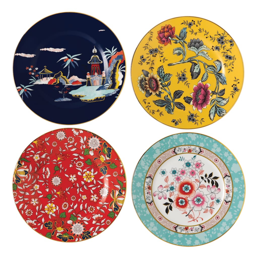 Wedgwood Wonderlust 8-inch Fine Bone China Plates (Set of 4)