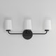 preview thumbnail 11 of 9, Maxim 12693WT Durham 3 Light 23" Wide Bath Vanity Light