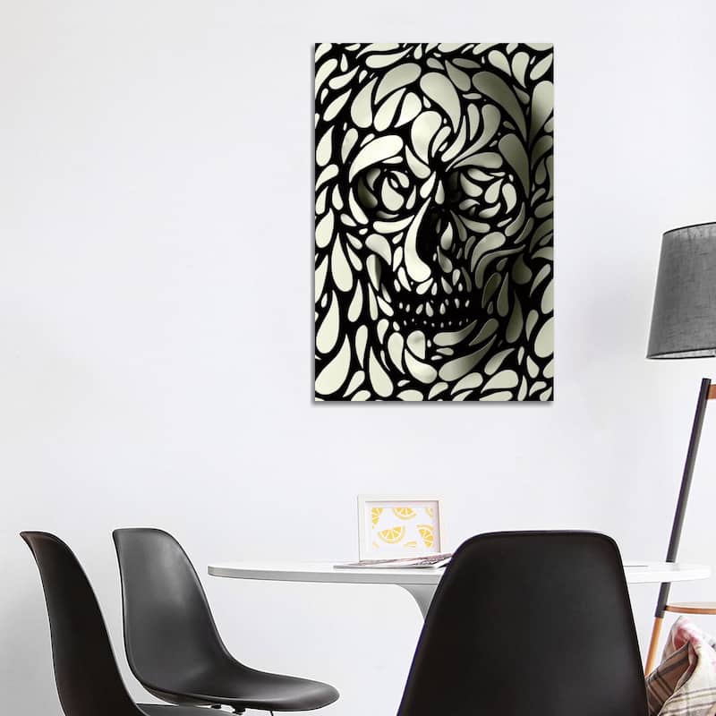 iCanvas "Skull No. 4" by Ali Gulec Canvas Print - 40x26x1.5