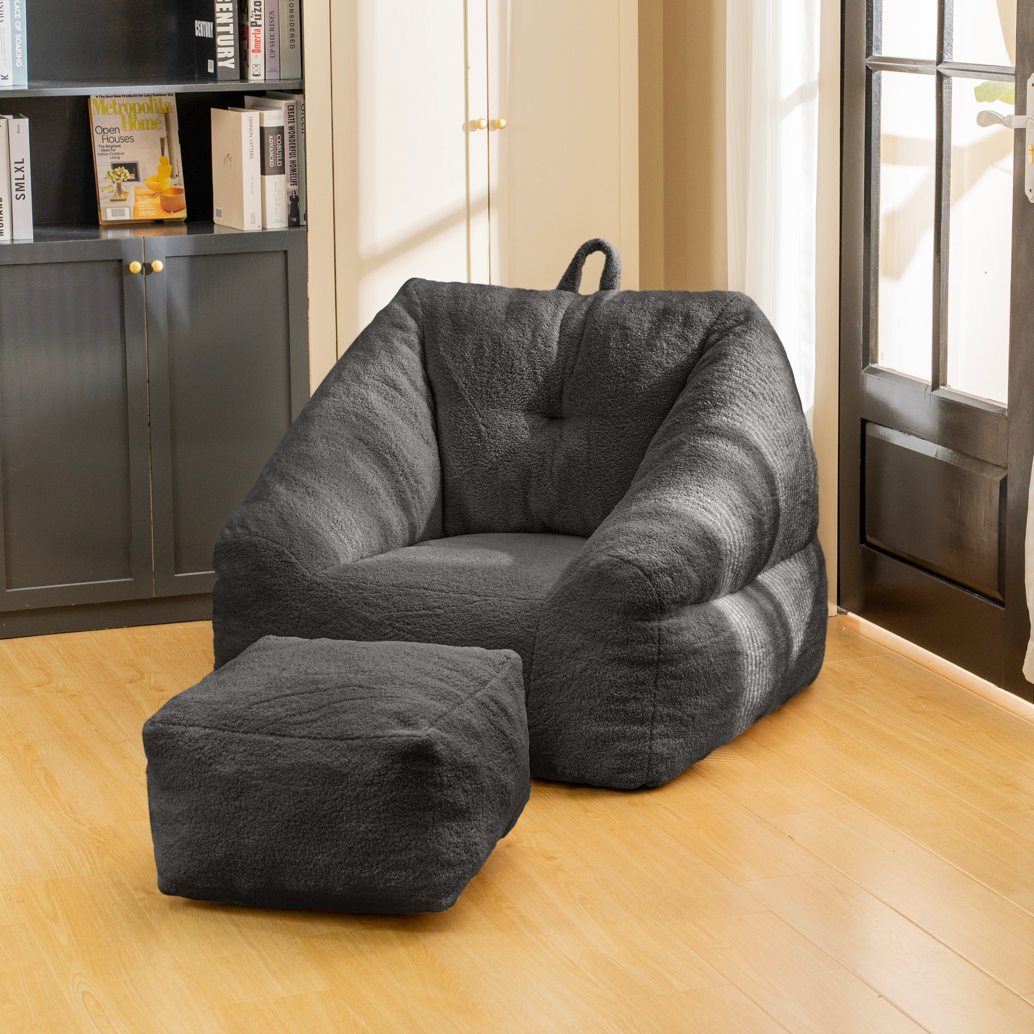 Bean Bag Sofa with Tufted Soft Stuffed Filling, Comfy Cozy BeanBag