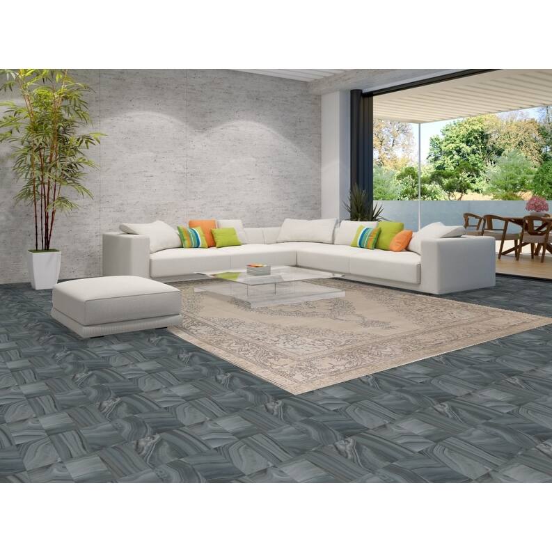 Hand Knotted Oriental 100% Wool Carpet Traditional Floral Beige & Ivories Tabriz Area Rug - 12' 4'' X 9' 4''