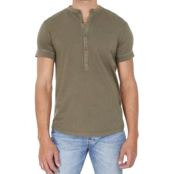 Shop S P C C New Olive Green Mens Size 2xl Short Sleeve Henley