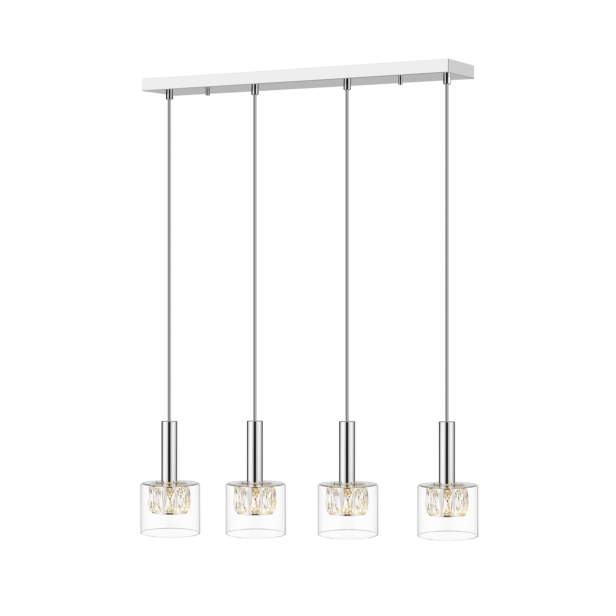 OVE Decors Cider IV LED Integrated Pendant with Mirror finish 8.69 in H  Bed Bath  Beyond 30925638
