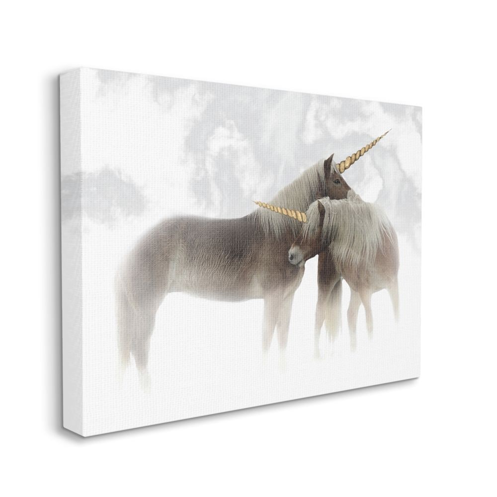 Shop Stupell Industries Mystic Brown Unicorn Fantasy Majestic