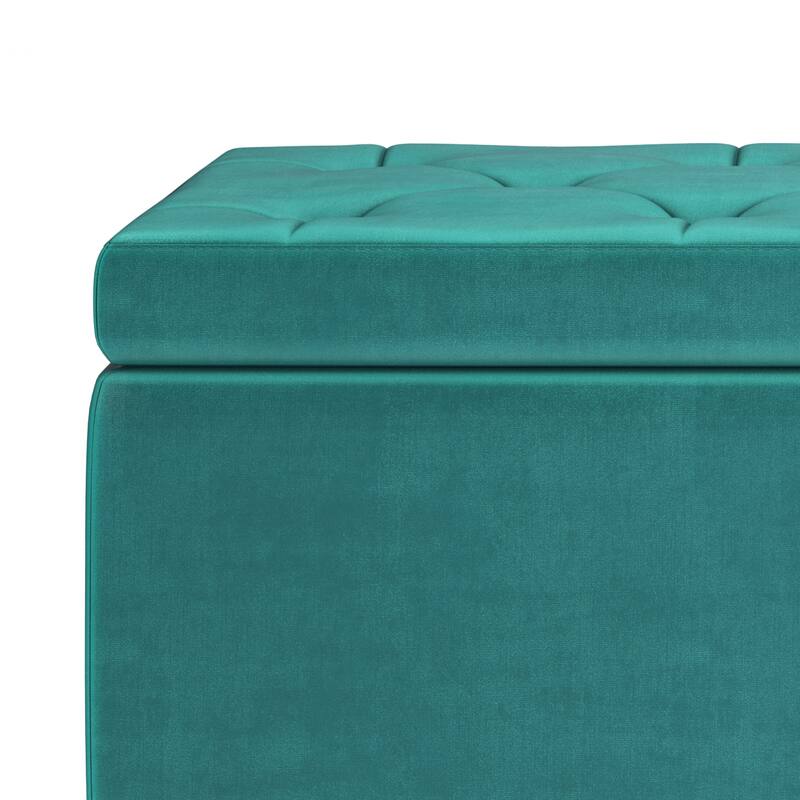 WYNDENHALL Springfield 48 inch Wide Rectangle Storage Ottoman