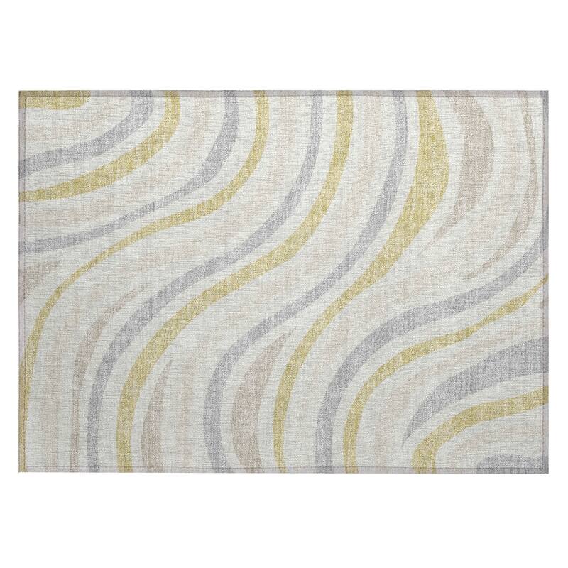 Machine Washable Indoor/ Outdoor Traditional Mimi Chantille Rug