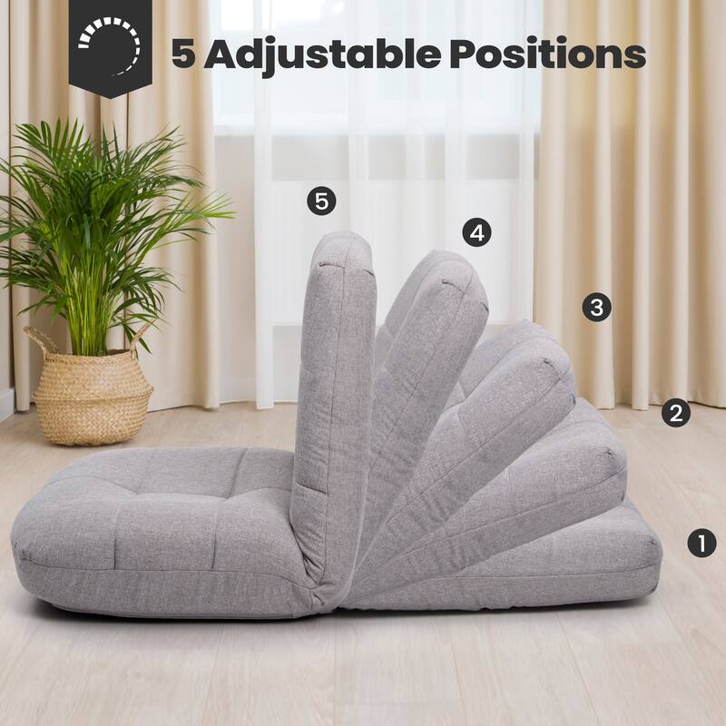 Pellebant Adjustable Padded Floor Chair Recliner