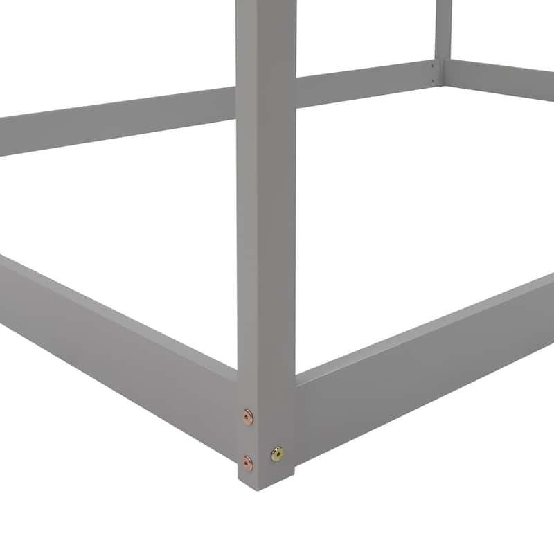 Wooden House Bed without Slat