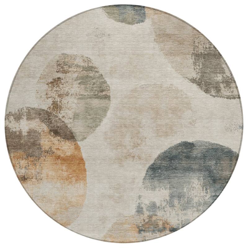 Machine Washable Indoor/ Outdoor Contemporary Micha Chantille Rug