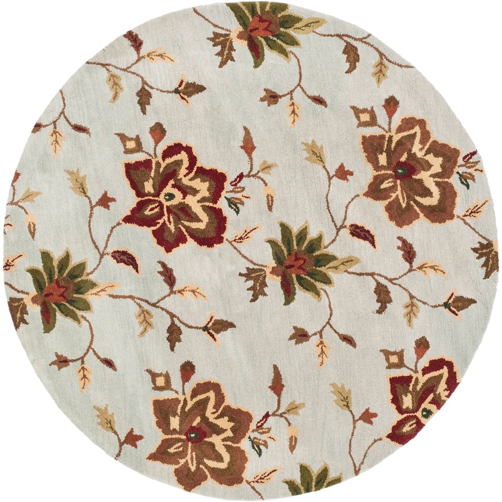 SAFAVIEH Handmade Jardin Sigurdis Country Floral Wool Rug