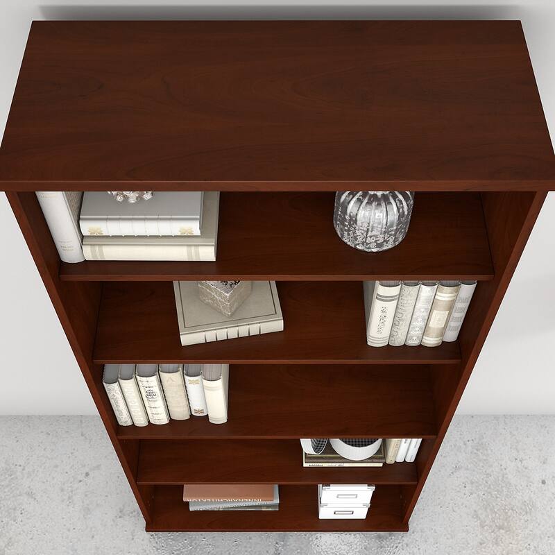 Studio C Tall 5 Shelf Bookcase Bookshelf Organizer by Bush Furniture