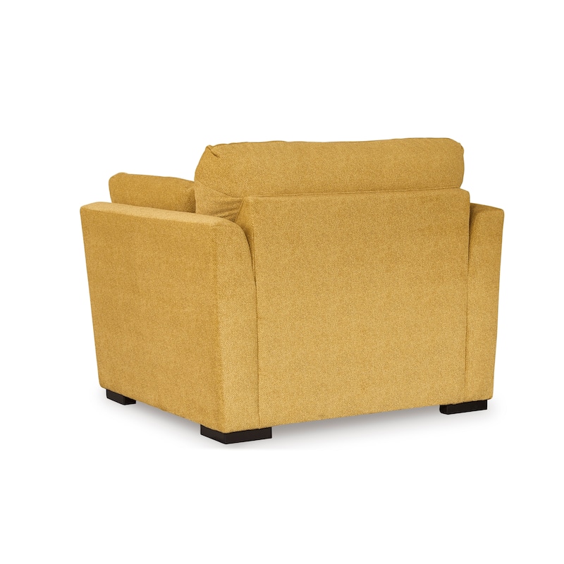 Roundhill Furniture Clareen Upholstered Chair-and-a-Half, Cutler Chair, Oversized Chair