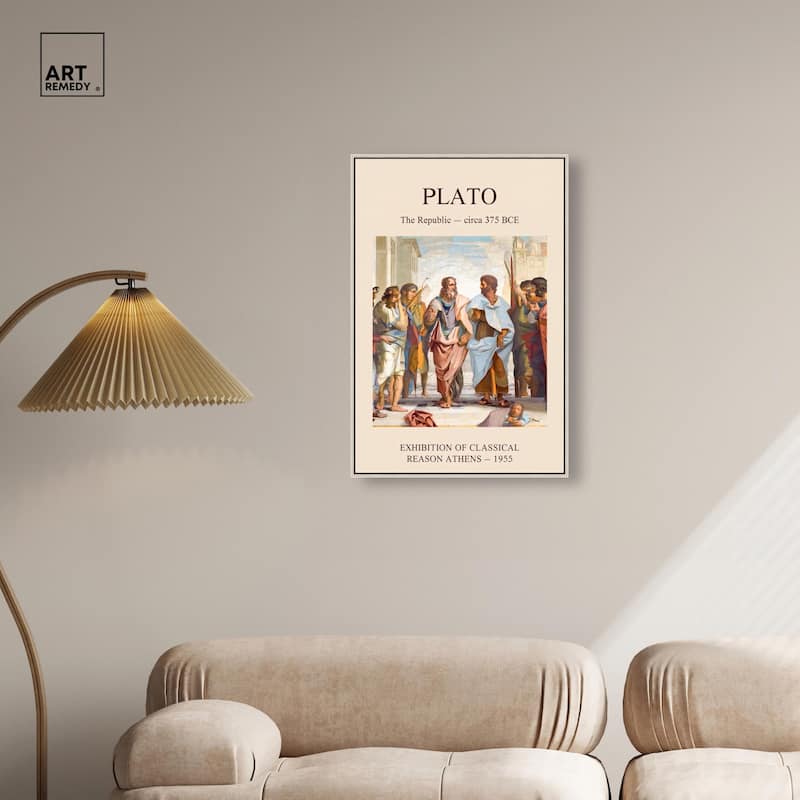 World of Plato's Republic Canvas by Art Remedy