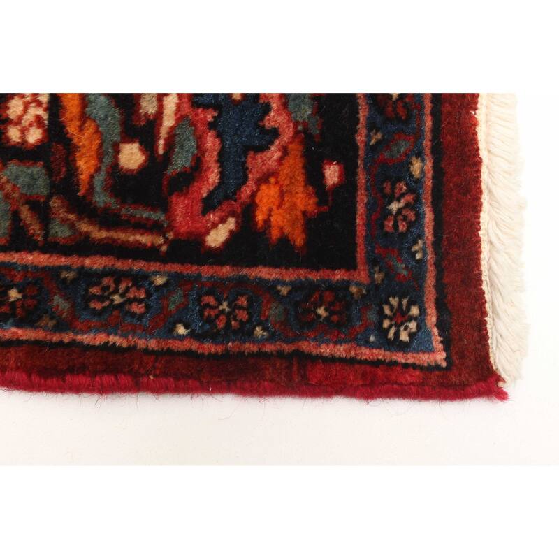 ECARPETGALLERY Hand-knotted Anatolian Vintage Red Wool Rug - 4'3 x 6'7