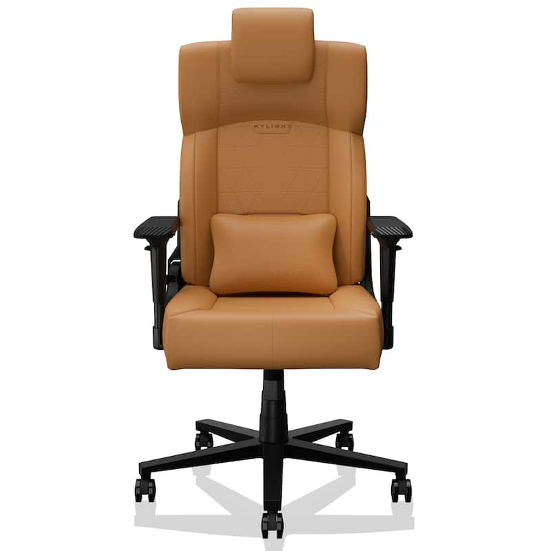 PU Leather Ergonomic Gaming Chair with Lumbar Support and Flip-Up Arms