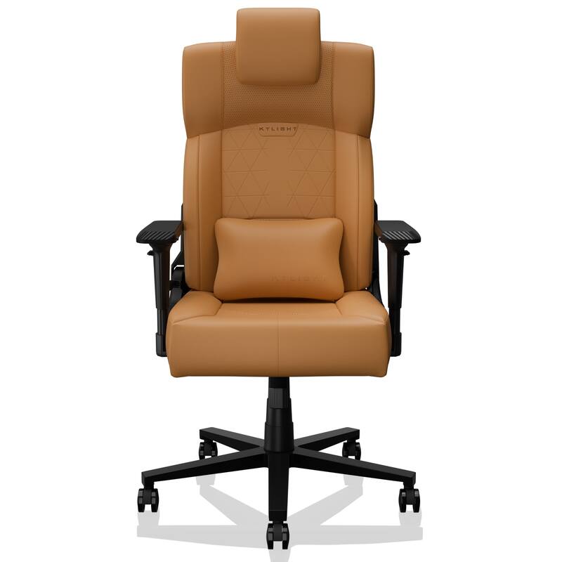 PU Leather Ergonomic Office Chair Gaming Chair with Lumbar Support Flip-Up Arms and Headrest, for Adults, Women and Men