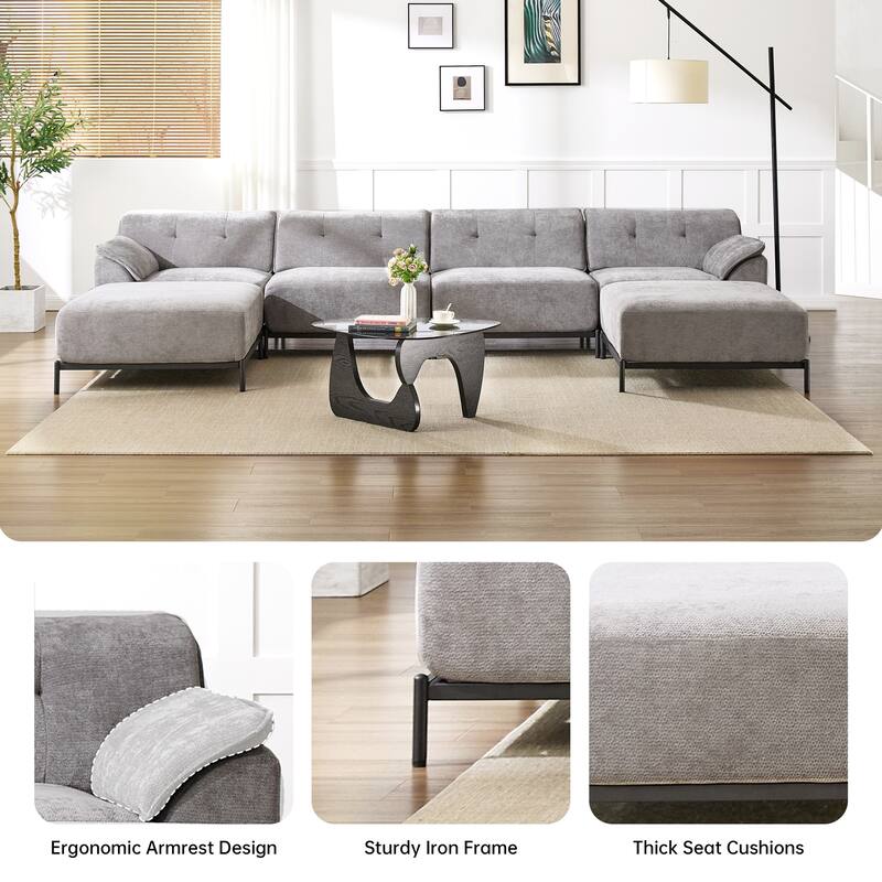 Upholstered Modular Sectional Sofa