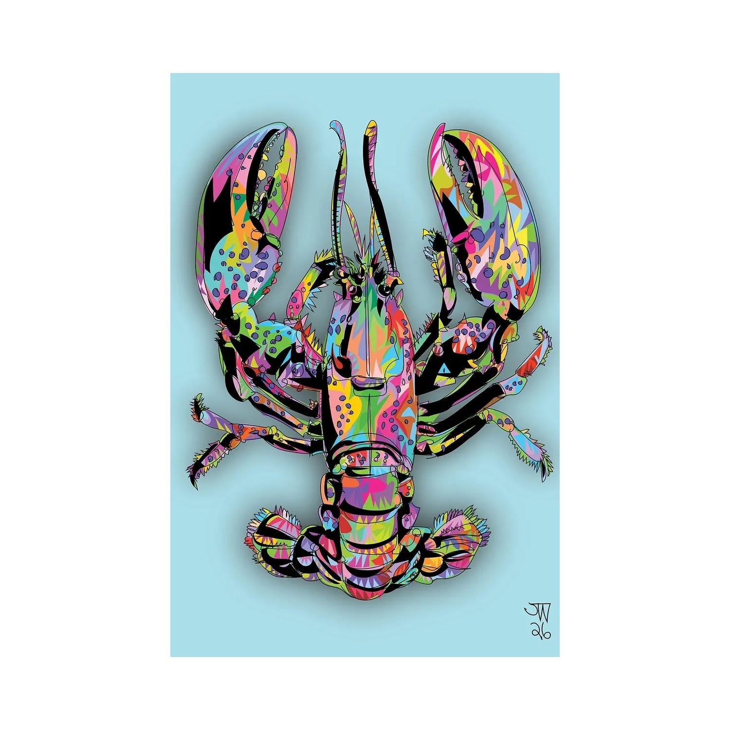 "Lobster 2026" by TECHNODROME1 Canvas Print