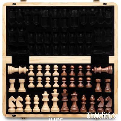Folding Portable Travel Unique Chess set - 2*15*15inch