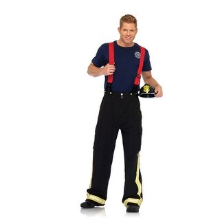 Shop Fire Captain Mens Sexy Firefighter Halloween Costume Overstock 14673352