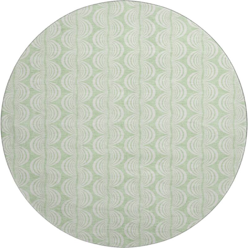 Premium Washable Super Soft Modern Scallop Mayfield Rug