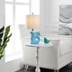 preview thumbnail 5 of 33, SAFAVIEH Kids Lighting 19" Ruby Rabbit Lamp - 10.3"x10"x19" Blue