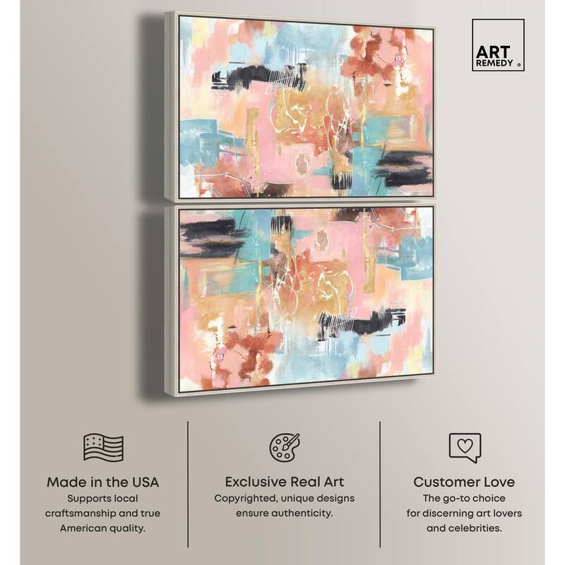 Glistening Stillness II Canvas by Art Remedy