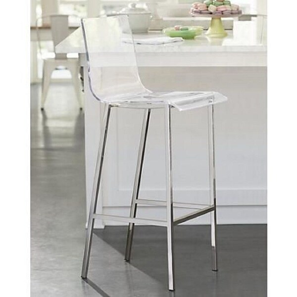 Clear acrylic best sale bar stools