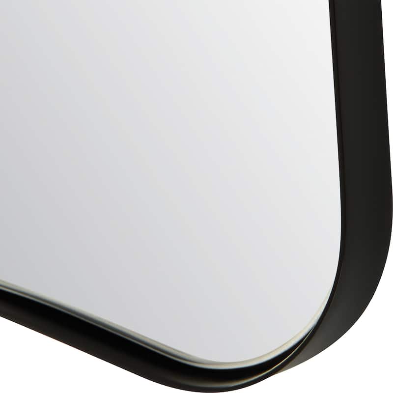 Uttermost Loudon Black Vanity Mirror - 22"W x 34"H x 1"D