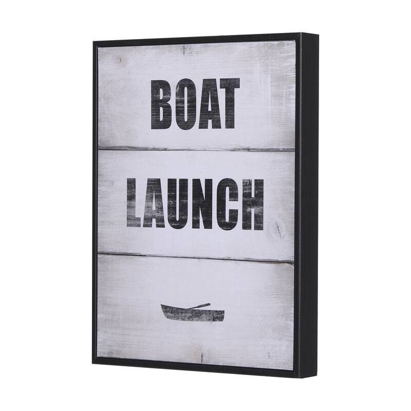Boat Launch Framed Art Print