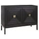 preview thumbnail 2 of 9, Uttermost Aiken Dark Walnut 2-door Cabinet