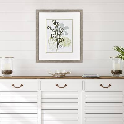 Paragon Coral Blockprint II Framed Art