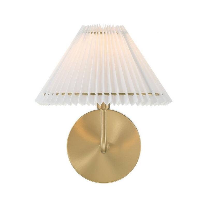 Bellevue SH90105 Pleated 11" Tall Wall Sconce